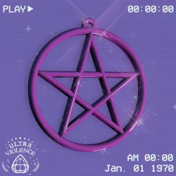 Pentagram Earrings - UltraViolence