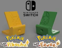Pokemon Lets Go Pikachu/Eevee! Switch Charging stands!