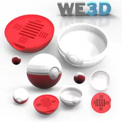 Pokemon - Poke Ball SD Card Holder