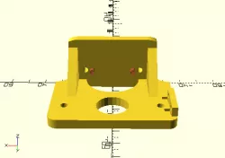 Prusa Graber i3 Wade adapter with mount for inductive sensor
