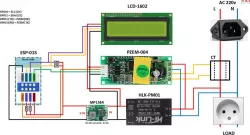 PZEM-004 portable power monitoring unit