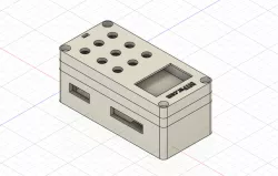 raspberry pi zero case box [Camera, 0.96 oled， 9 keyboard and battery ]