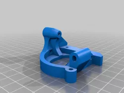 Replicator 2 Active Cooling Fan Mount for Smaller (2mm ID x 3mm OD) Guide Tube