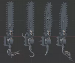 Retro Renegade Chainswords