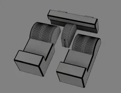Separated legs for Lego Toilet paper holder
