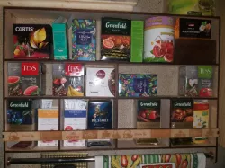 Shelf for tea