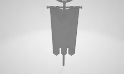 Space Marine Banner: White Scars