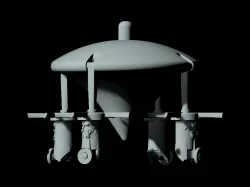 Spaceship of Ezekiel scaled one in 160