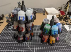 Stackable & Rotating Citadel Paint Pot Stand (NO SUPPORTS)