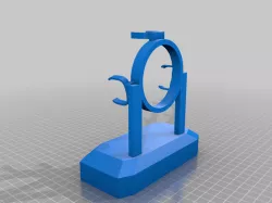 Stand for 14 piston radial engine