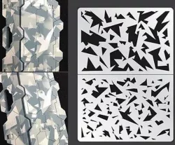 stencil - SHARD CAMO