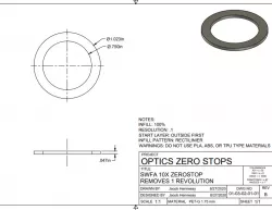 SWFA 10X OPTIC ZERO STOPS