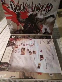 The Quick and the Undead board game organizer and insert