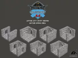 Tilescape™ GOTHIC CITY Crypt Addon Extra Doors Pack