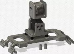 Traxxas Summit - DJI Air Unit - Pan Camera Mount