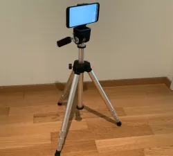 Tripod phone holder