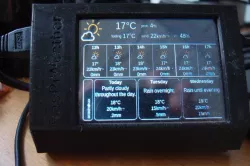 [upcycle] RasPiWeather - weather forecast dashboard from RasPi 1