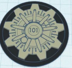 Vault door Modular Logo Insert