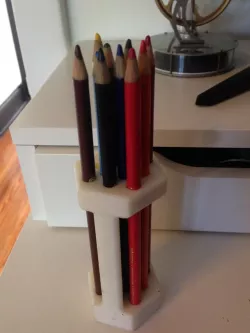 Weighted Colored Pencil Holder #studentdesignchallenge