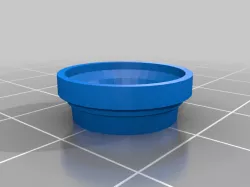 1/25 scale Revell Chevy Impala rim template