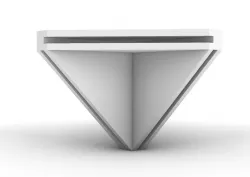 4mm acryl/wood corner bracket