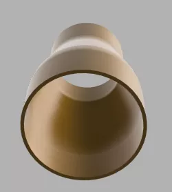 6 inch to 4 inch Dust Collection PVC Pipe Reducer