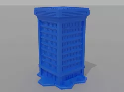 6mm Office Tower 4A - Hexed and Hexless