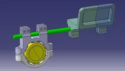 Arm door opener (bell shaped knob door)