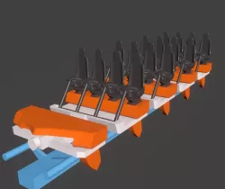 B&M Rollercoaster Model