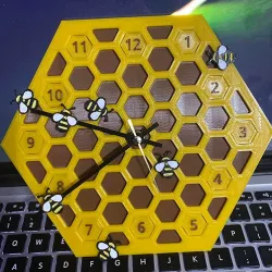 Bee hive wall clock