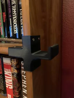 Bookshelf satchel hook