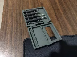 Box for 4 piece countersink drill bit set