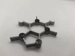 Caffeine molecule