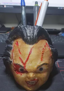 Chucky Stationary Holder, Desktop Organizer, Pen Holder 