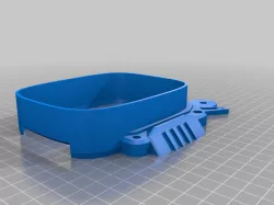 Combined base cover and screen visor for Pi Pipboy 3000