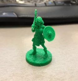Confident Female Barbarian - Bear Cav