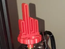 Creality Ender V2 extrusion knob with 2020 FU
