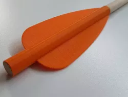 Crossbow bolt fletching for 1/2" shaft - spiralize/vase mode