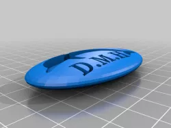 dez's dolphin keychain