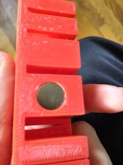 Dishwasher Magnet - uses 12x3mm magnets