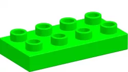 Duplo, Brick 2x4 short