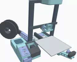 Ender 3 Control and power AIO modular enclosure