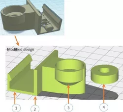 ET4 Z axis / rod Support - anti wobble - stabilizer