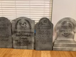 Haunted Mansion Headstones Tombstone CNC Madame Leota
