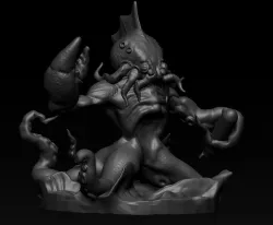 kraken king of tokyo dark edition miniature