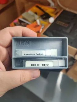 Lean Endmill Box With New and Used Sections