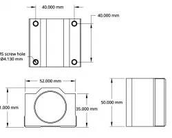 Linear bearing for 19-25 mm shaft