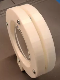 Magnifying glass holder