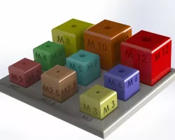Metric Tapping Guide Block Set