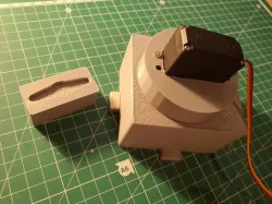 mg995 and rotator casing for door lock